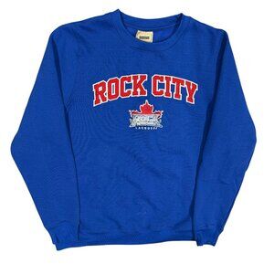 Bardown Rock City Toronto Rock Lacrosse Crewneck Sweatshirt Blue XL